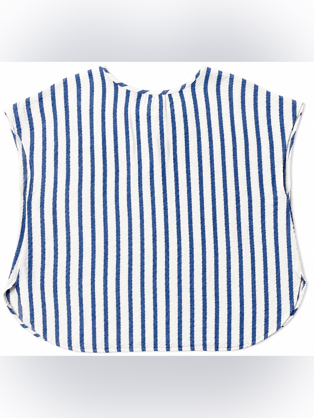 Women's Pajamas Blue & White Striped Set XL - Picture 4 of 10